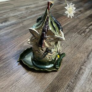 Blue sky spring luster tea light